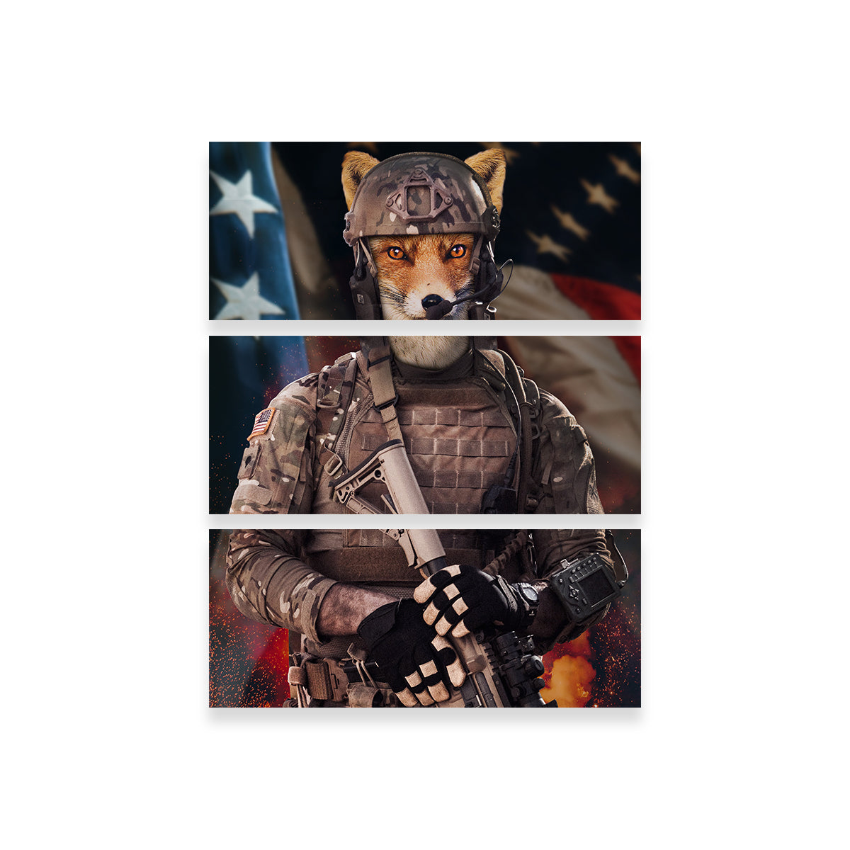 Fox Soldier Wall Art