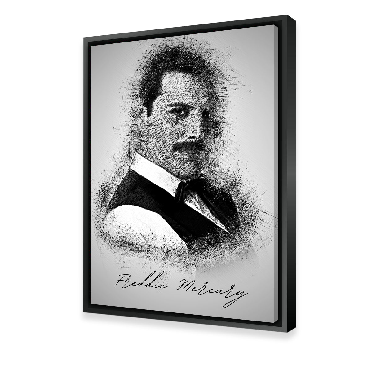 Freddie Mercury Sketch Wall Art