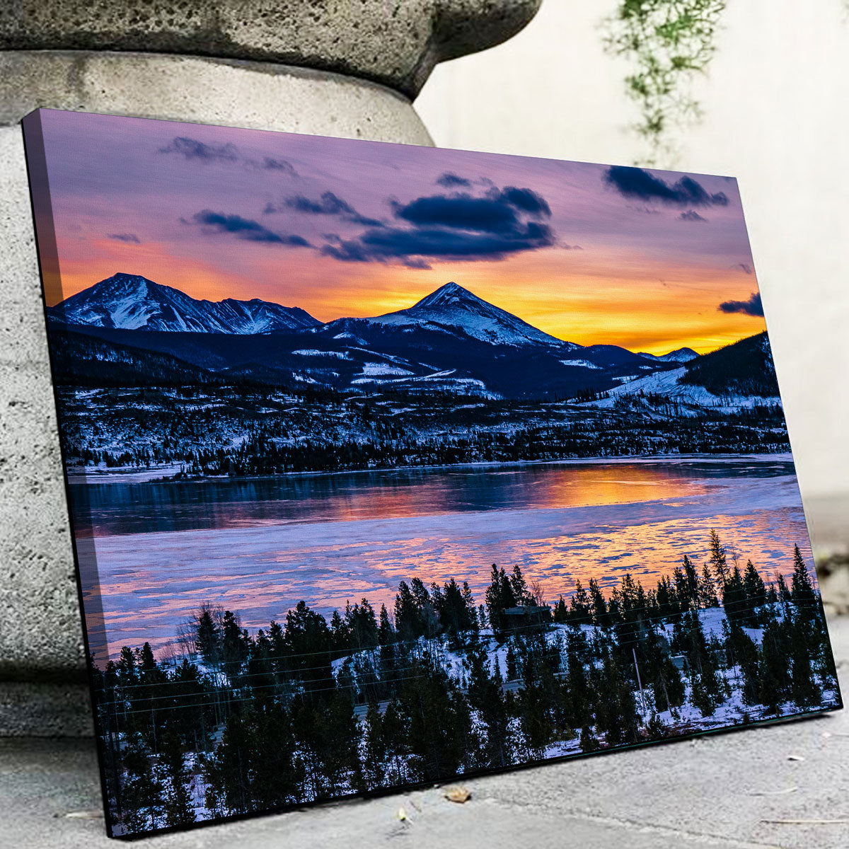 Frozen Lake Wall Art