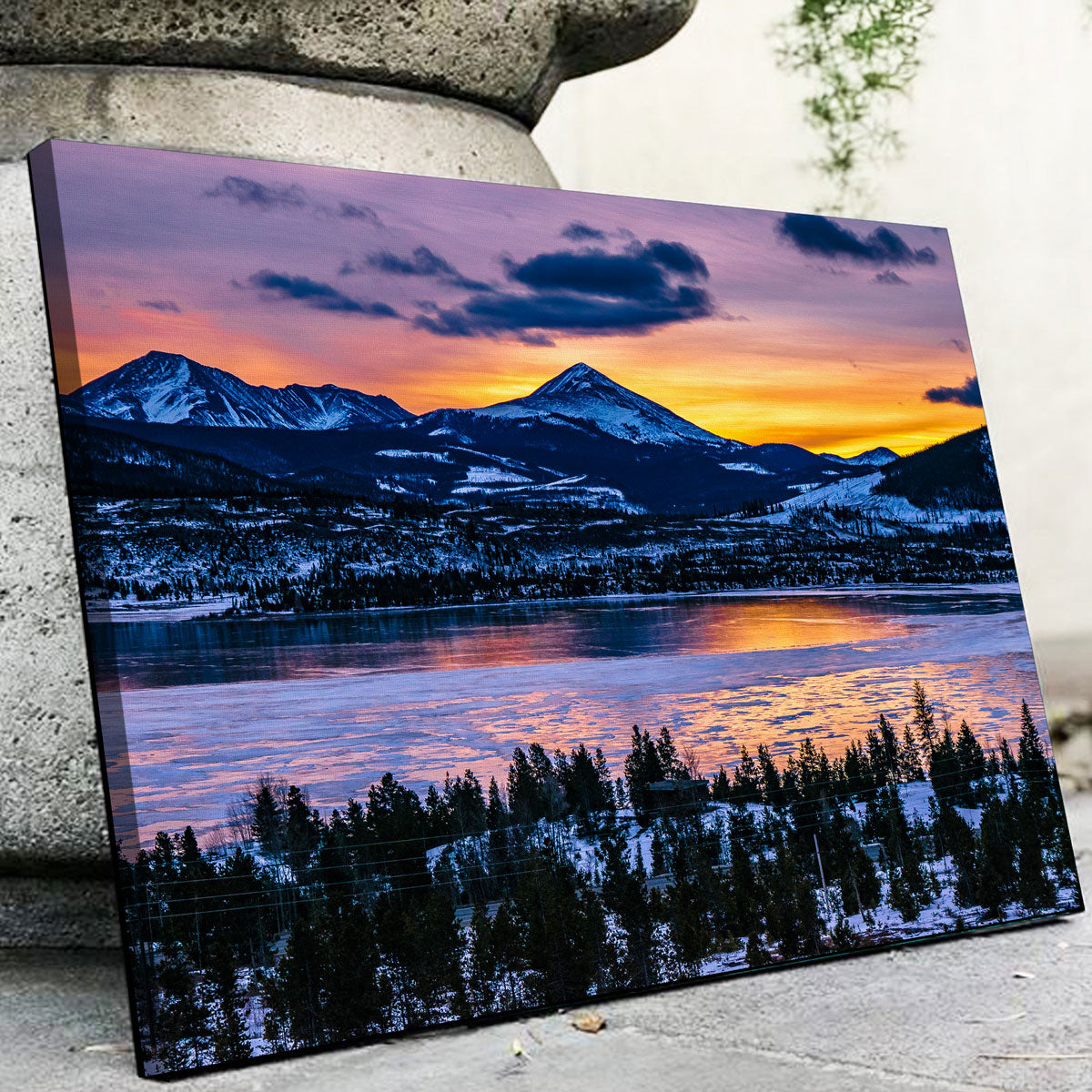 Frozen Lake Canvas Set