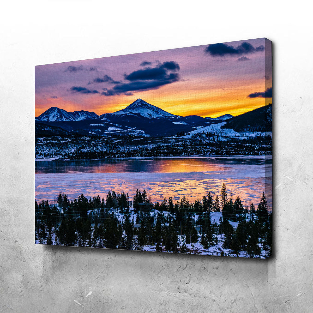 Frozen Lake Wall Art