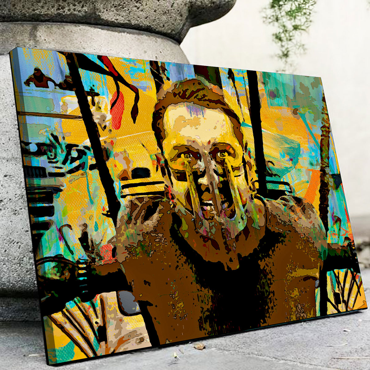 Abstract Fury Road Wall Art