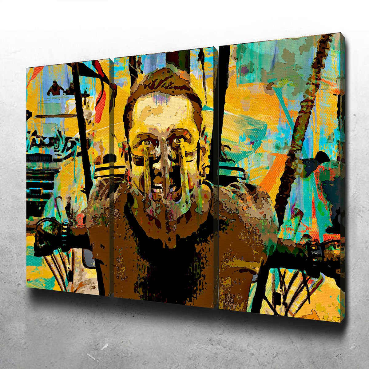 Abstract Fury Road Wall Art