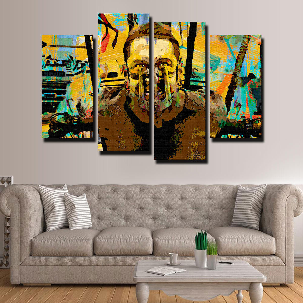 Abstract Fury Road Wall Art