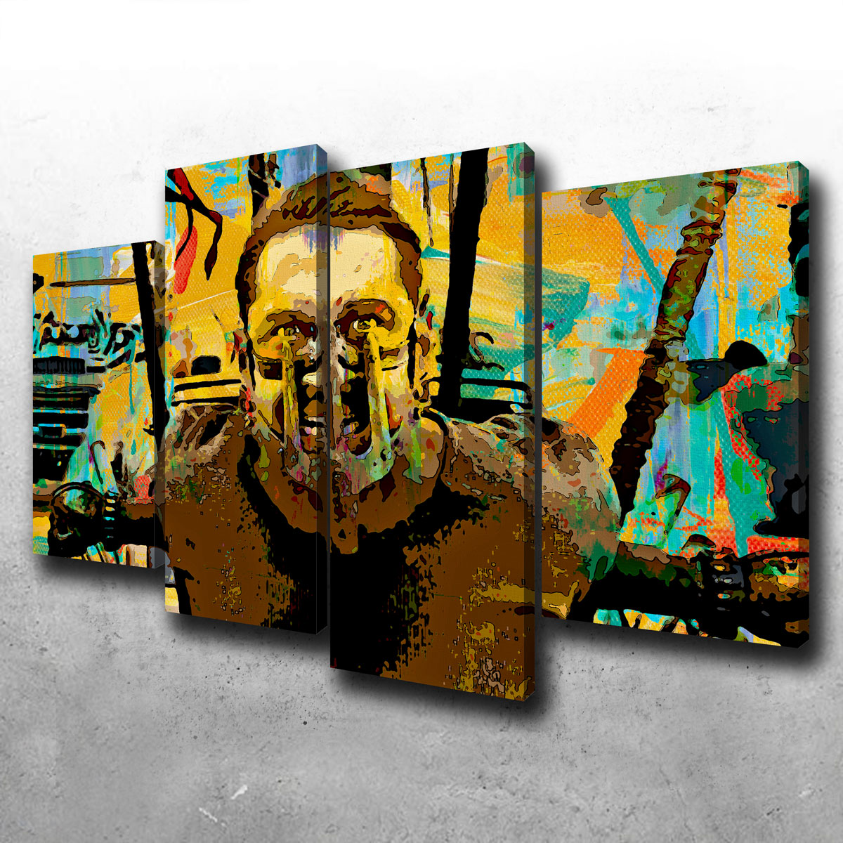 Abstract Fury Road Wall Art