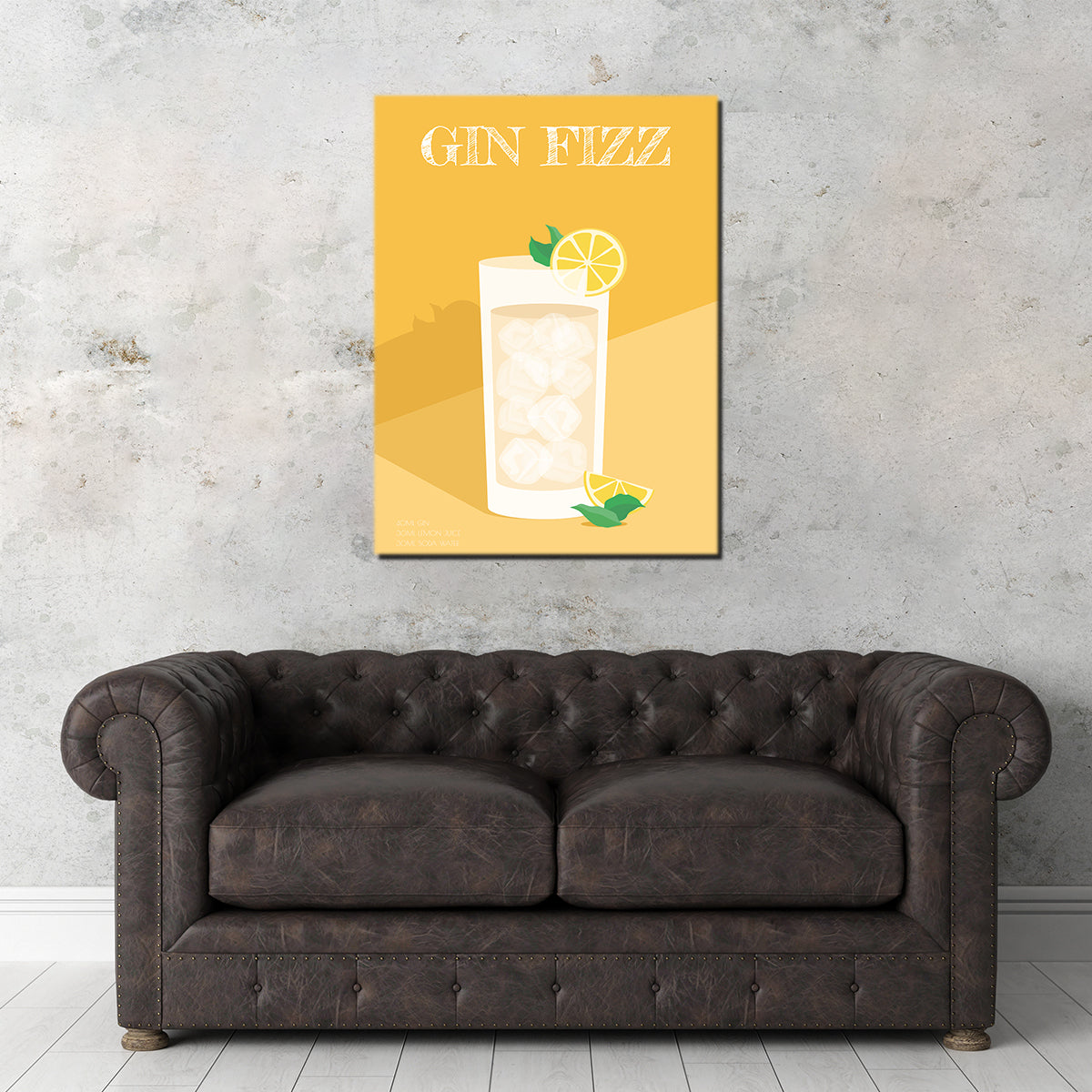 Gin Fizz Wall Art
