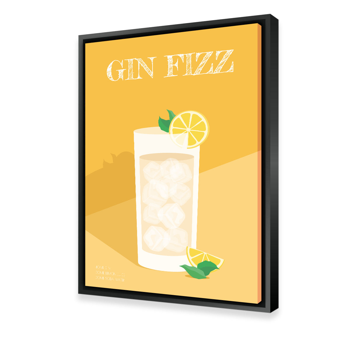 Gin Fizz Wall Art