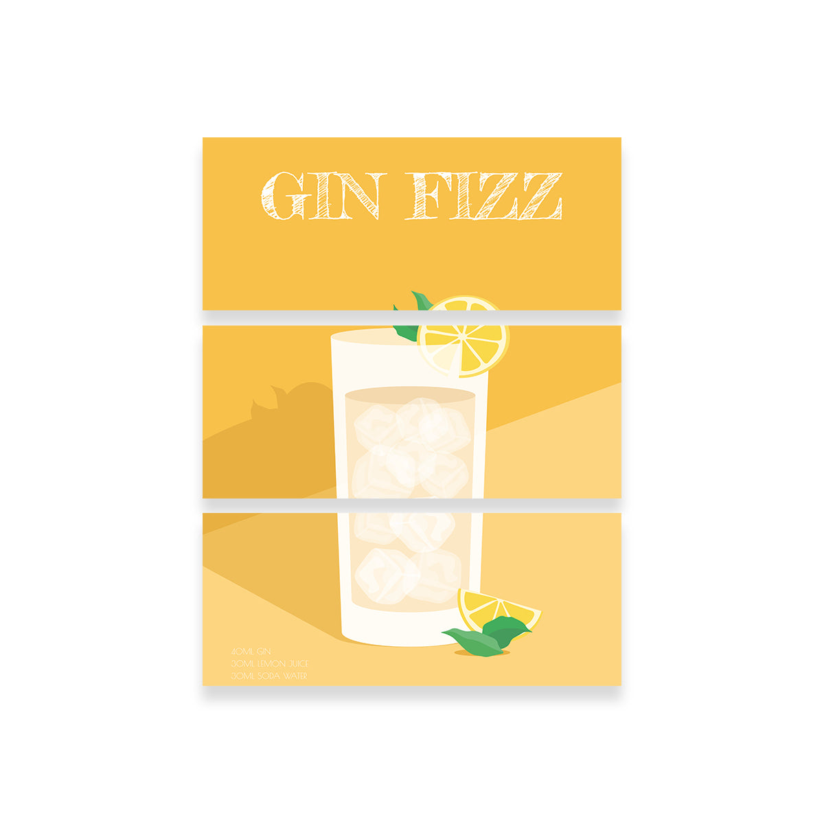 Gin Fizz Wall Art
