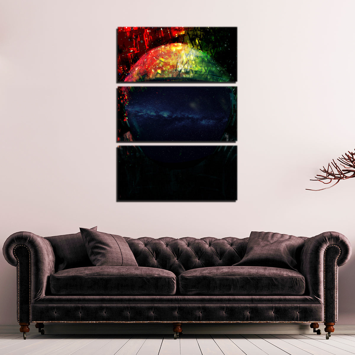 Galaxy Glow 4 Wall Art