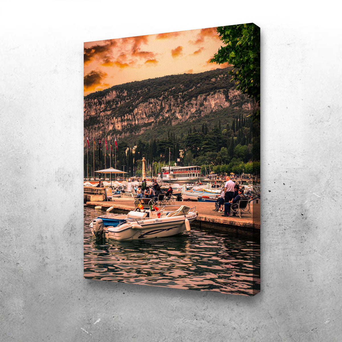 Garda at Sunset Wall Art