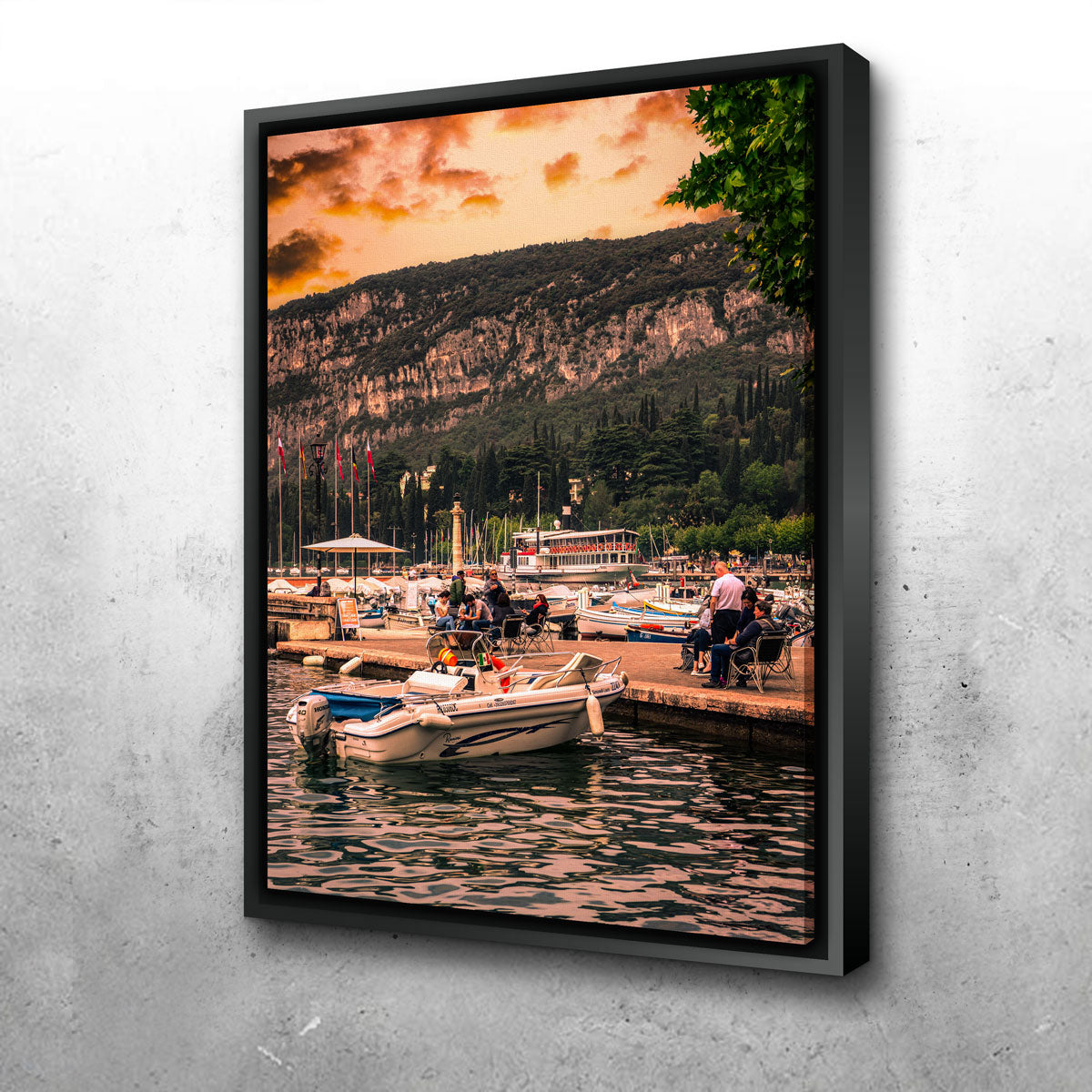 Garda at Sunset Wall Art