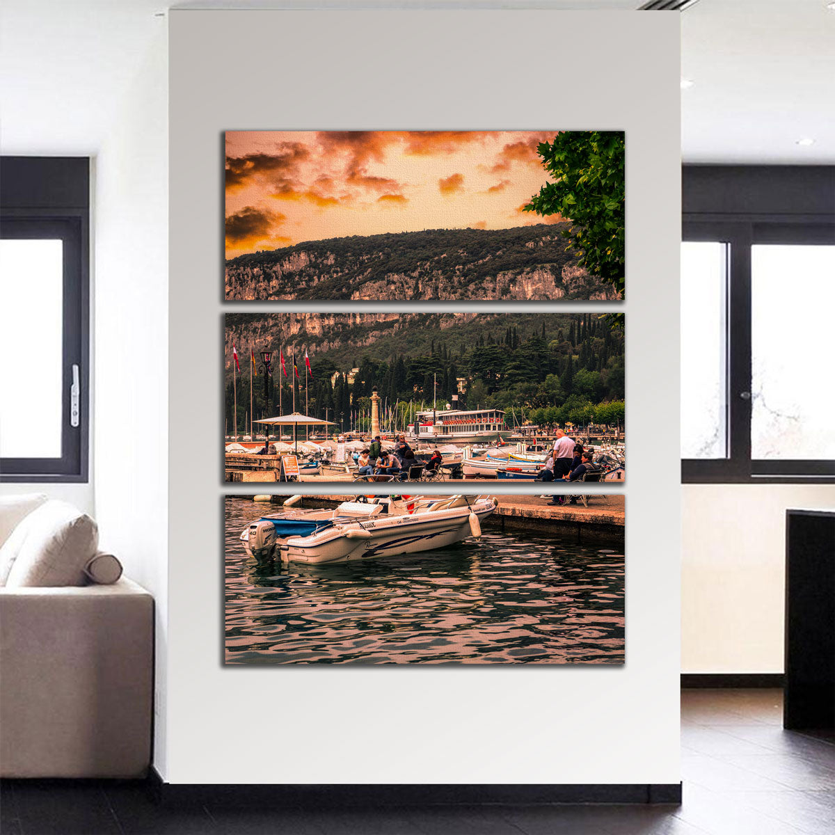 Garda at Sunset Wall Art