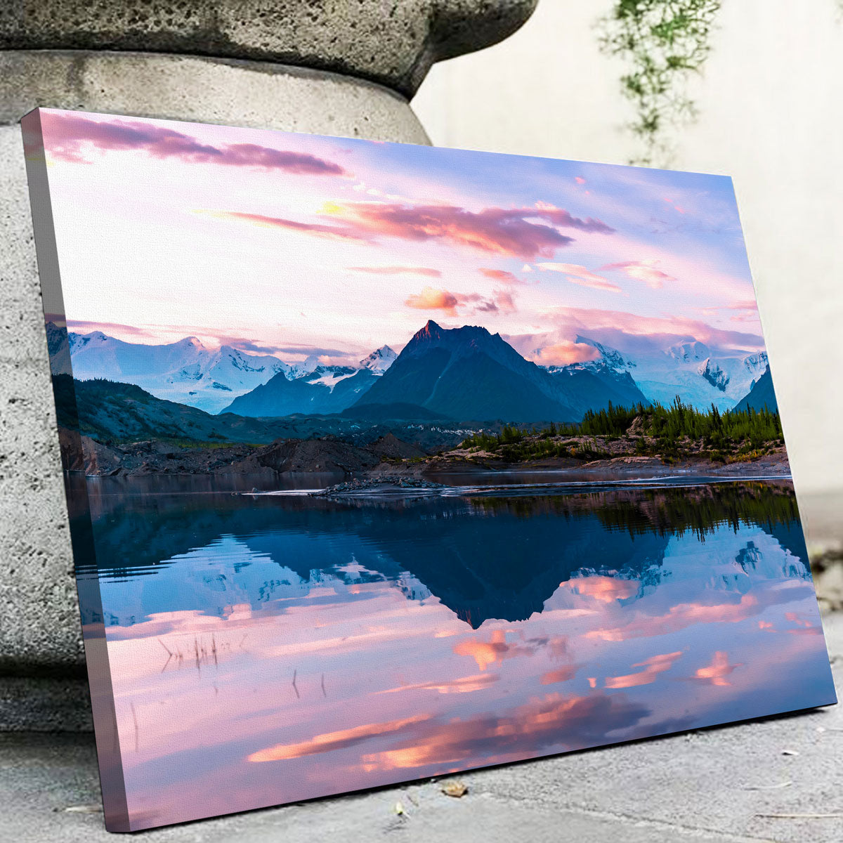 Glacier Sunset Wall Art