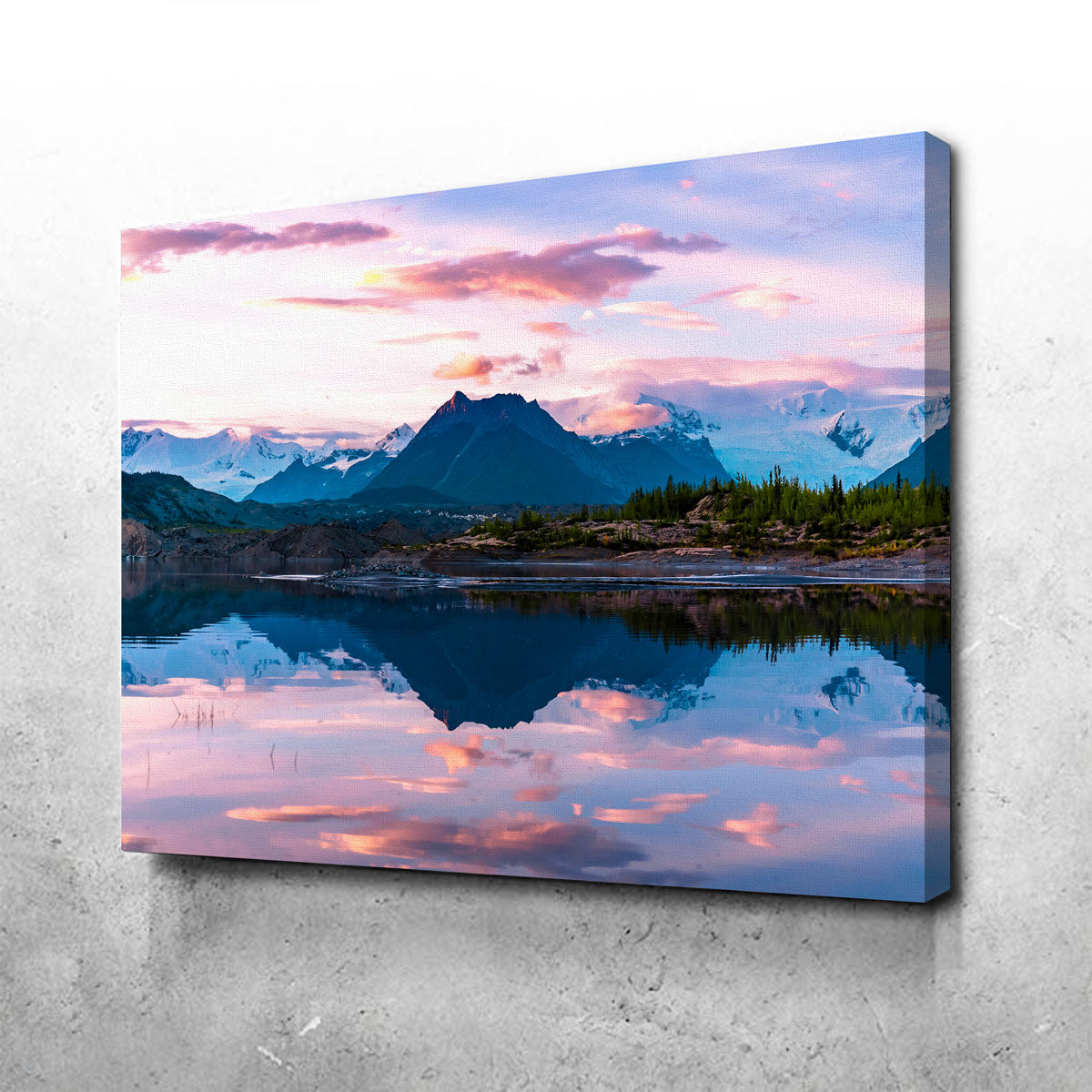 Glacier Sunset Wall Art