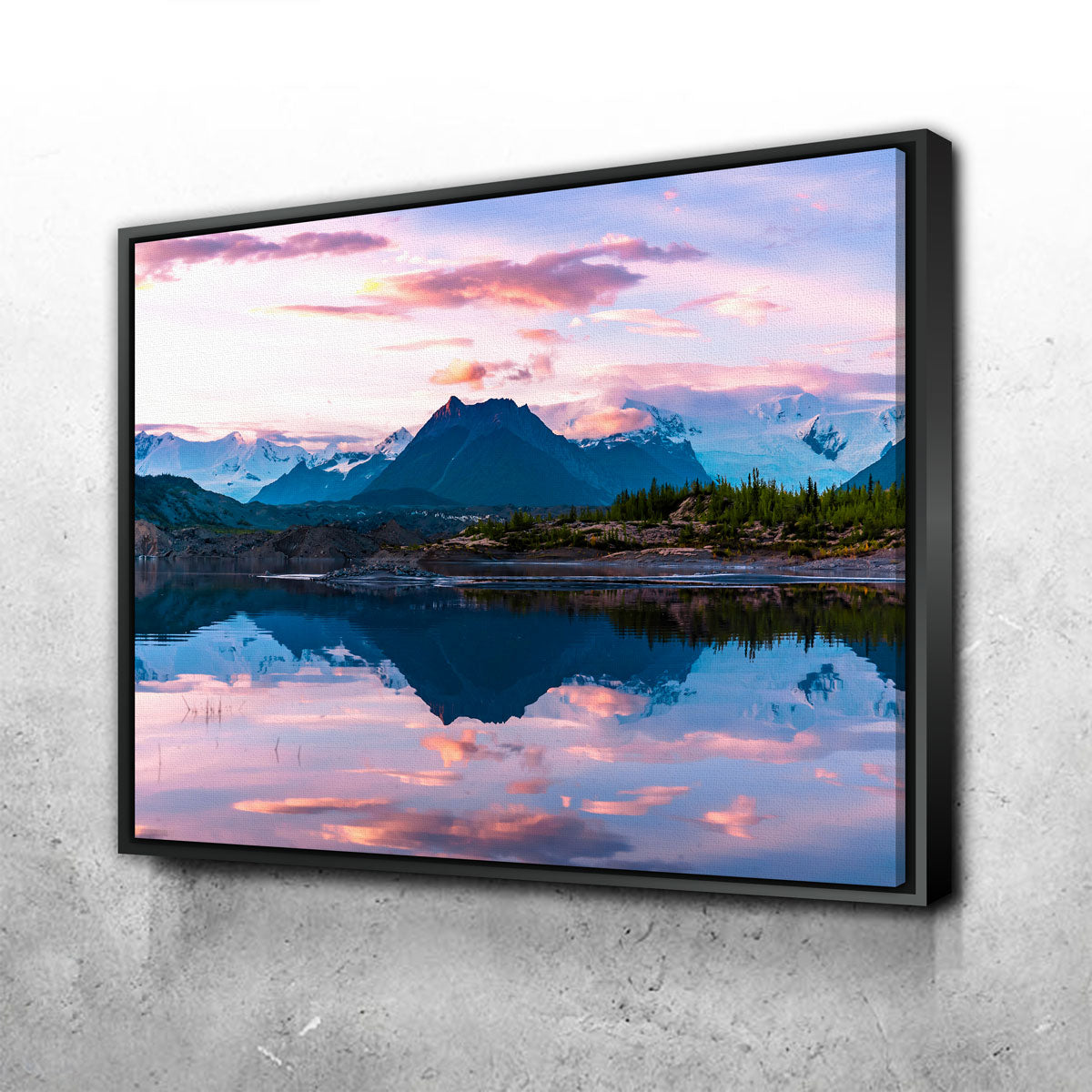 Glacier Sunset Wall Art