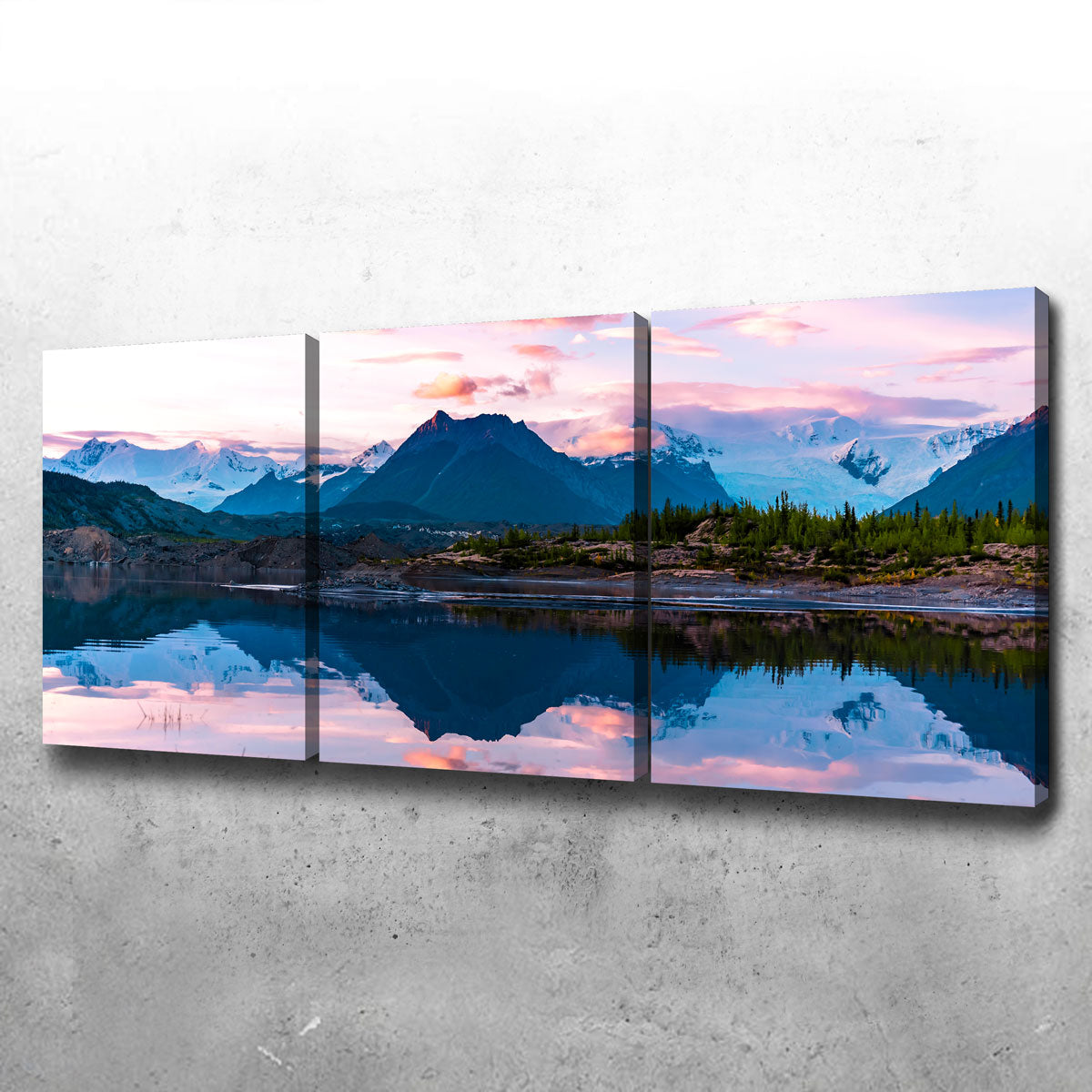 Glacier Sunset Wall Art
