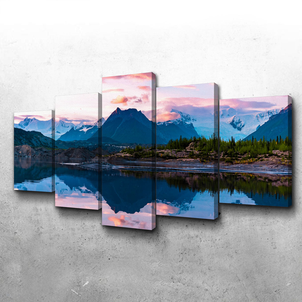 Glacier Sunset Wall Art