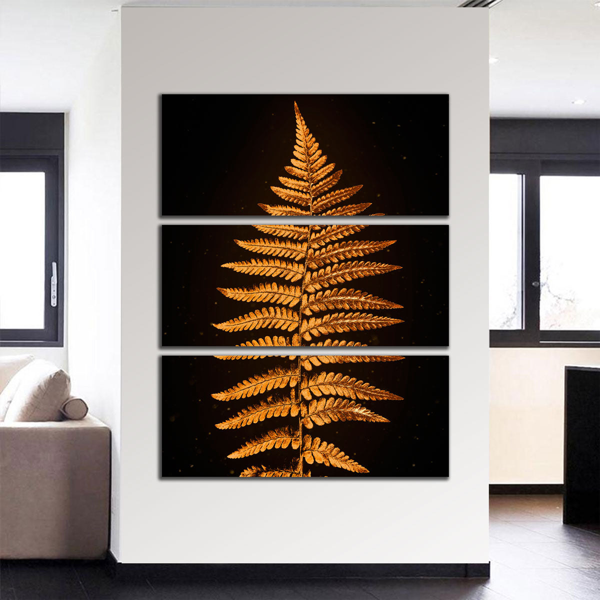 Golden Ferns Wall Art