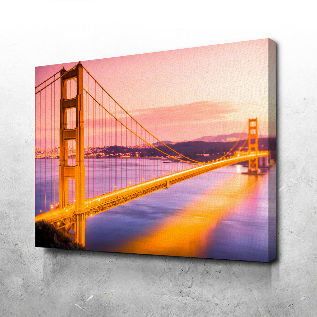 Golden Gate Golden Wall Art