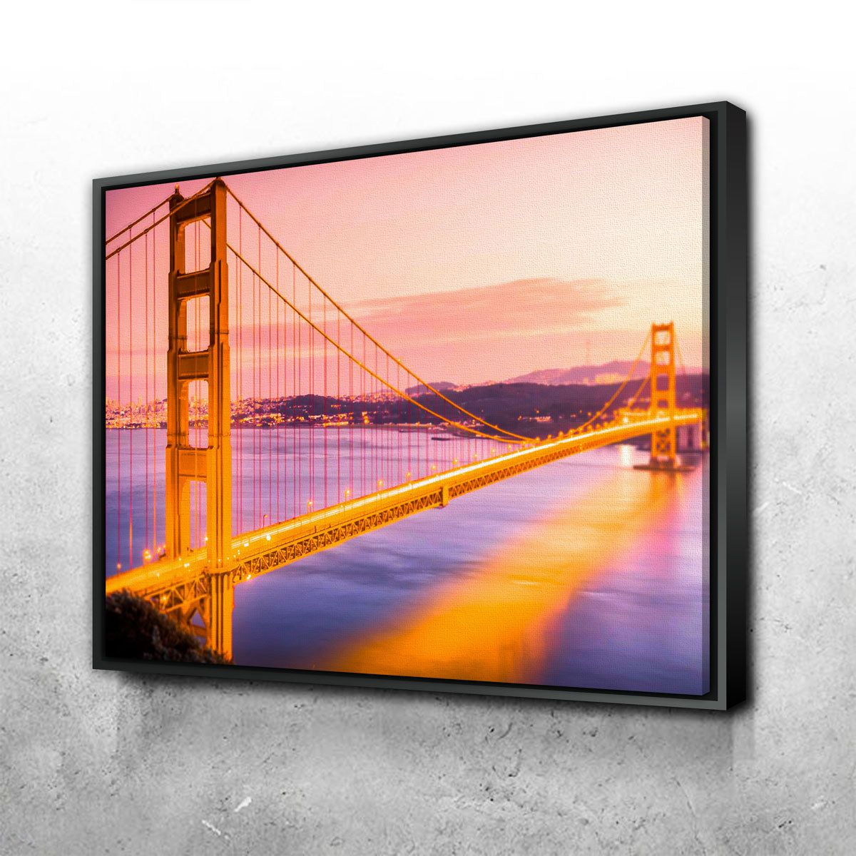 Golden Gate Golden Wall Art