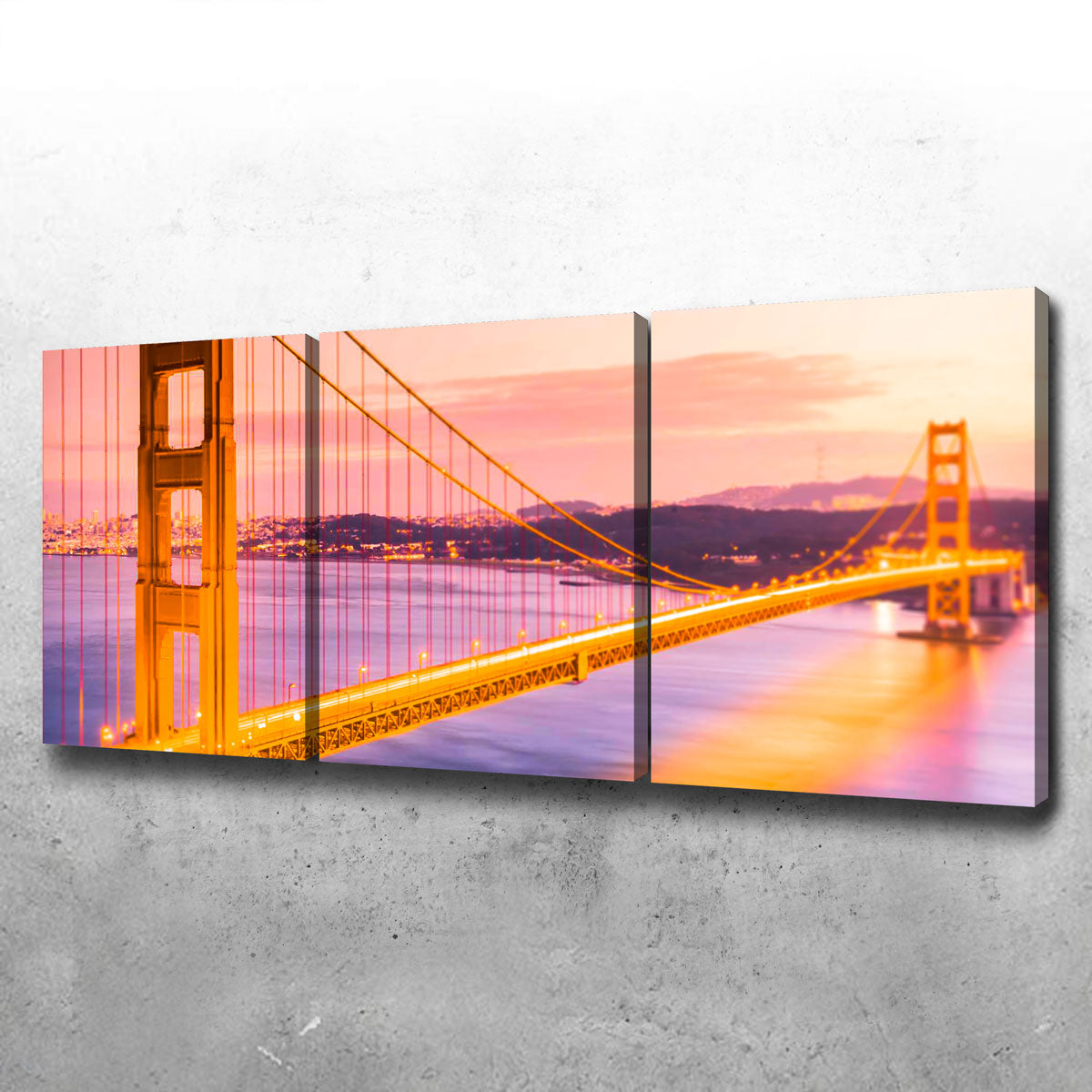 Golden Gate Golden Wall Art