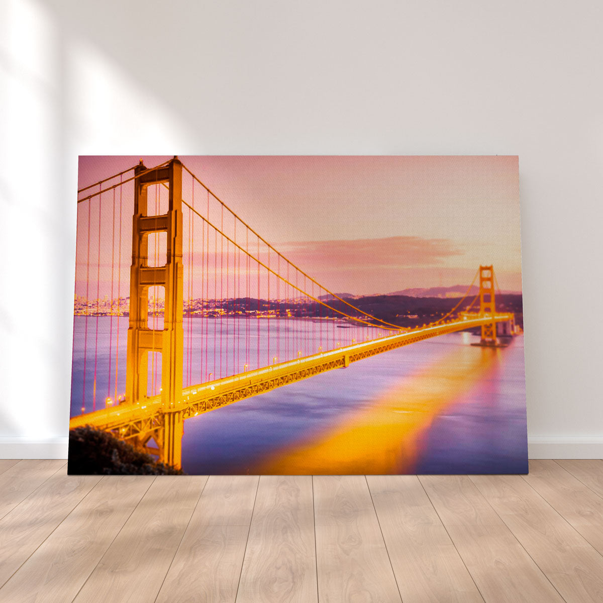 Golden Gate Golden Wall Art