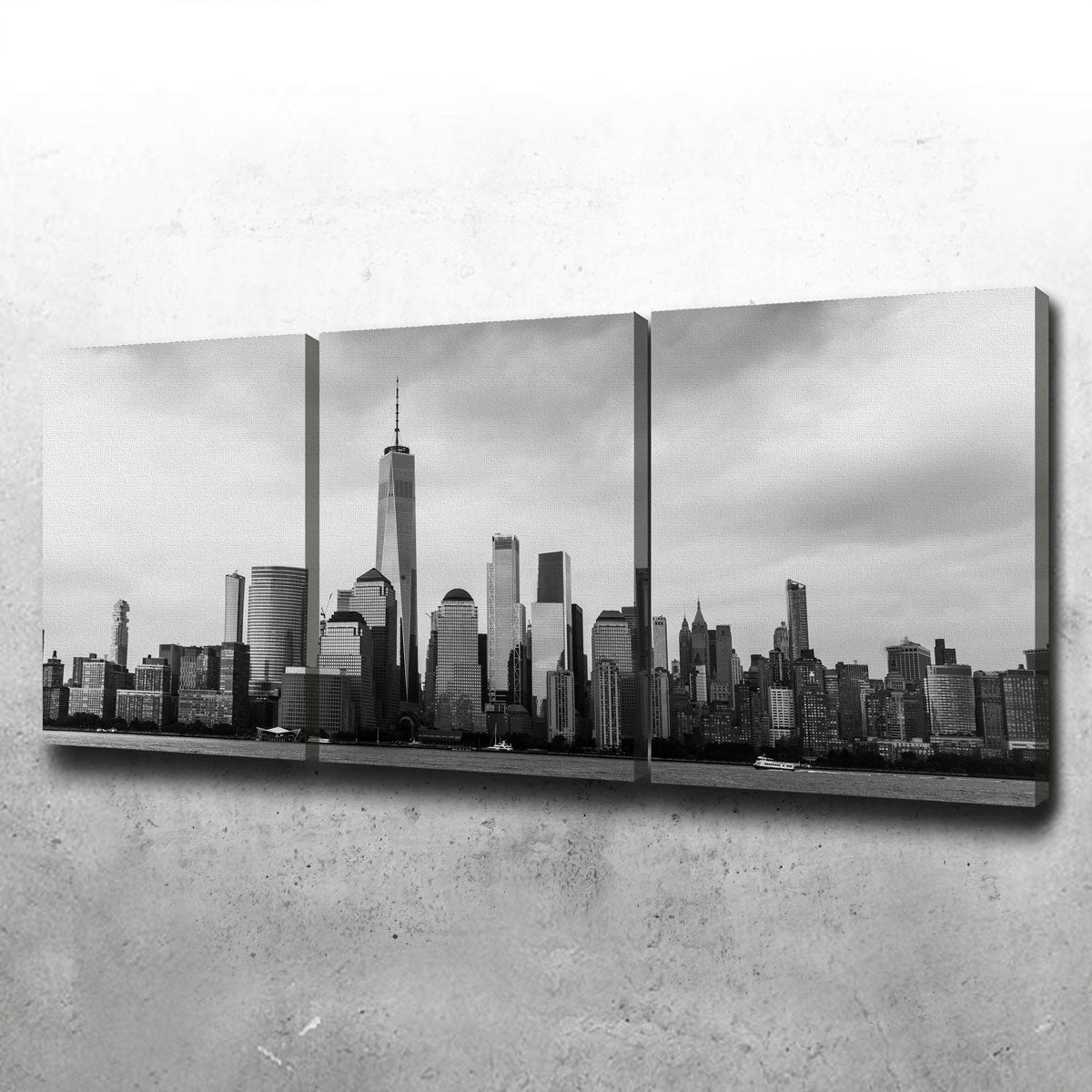 Grayscale New York Canvas Set