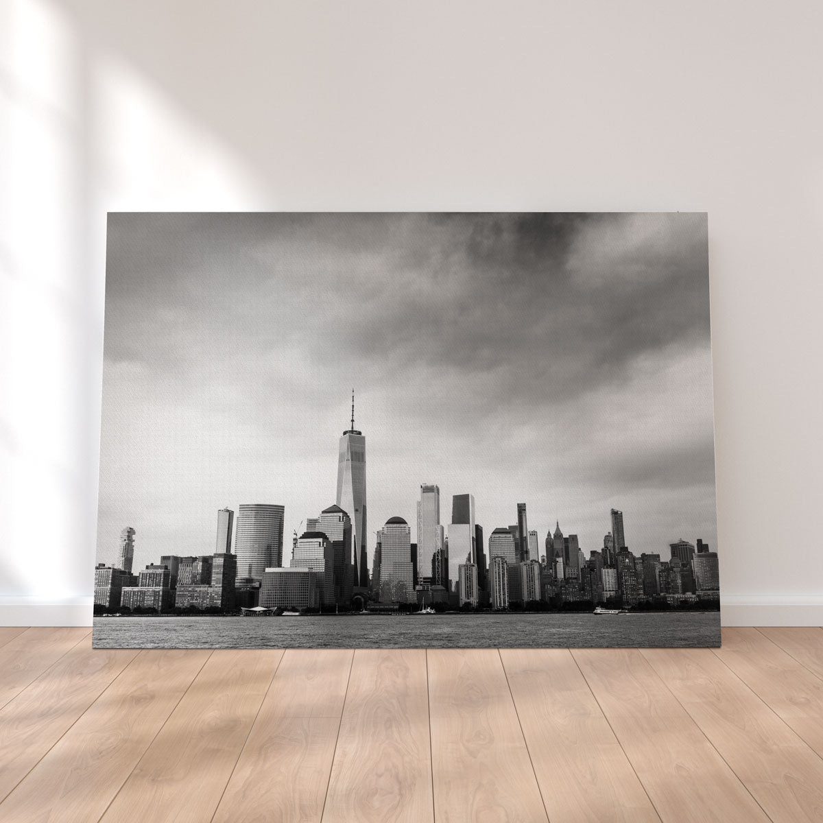 Grayscale New York Canvas Set