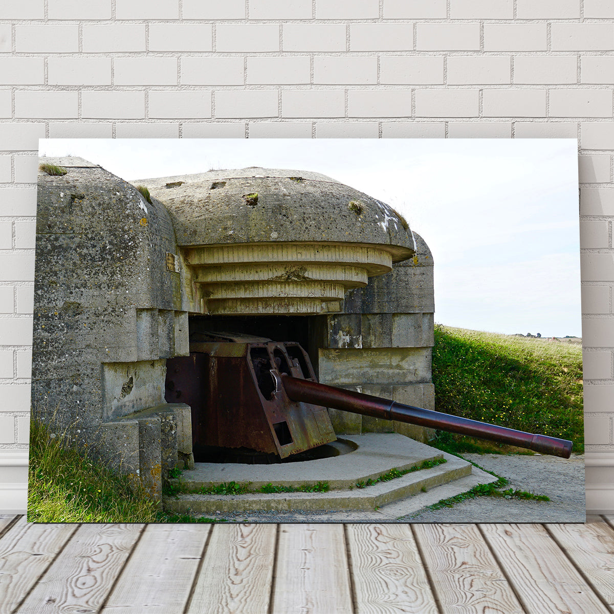 Gun Battery Normandy Beachhead Wall Art