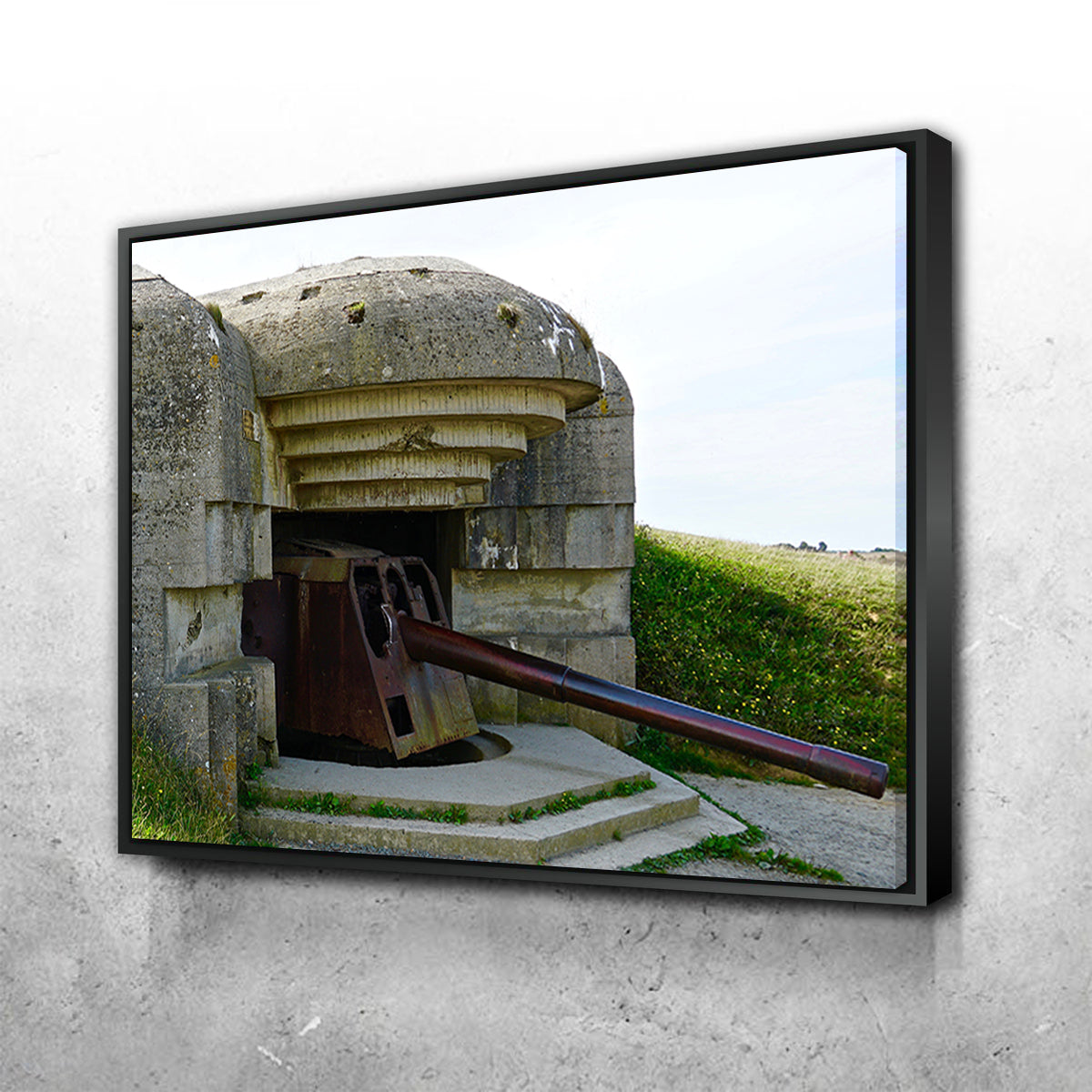 Gun Battery Normandy Beachhead Wall Art