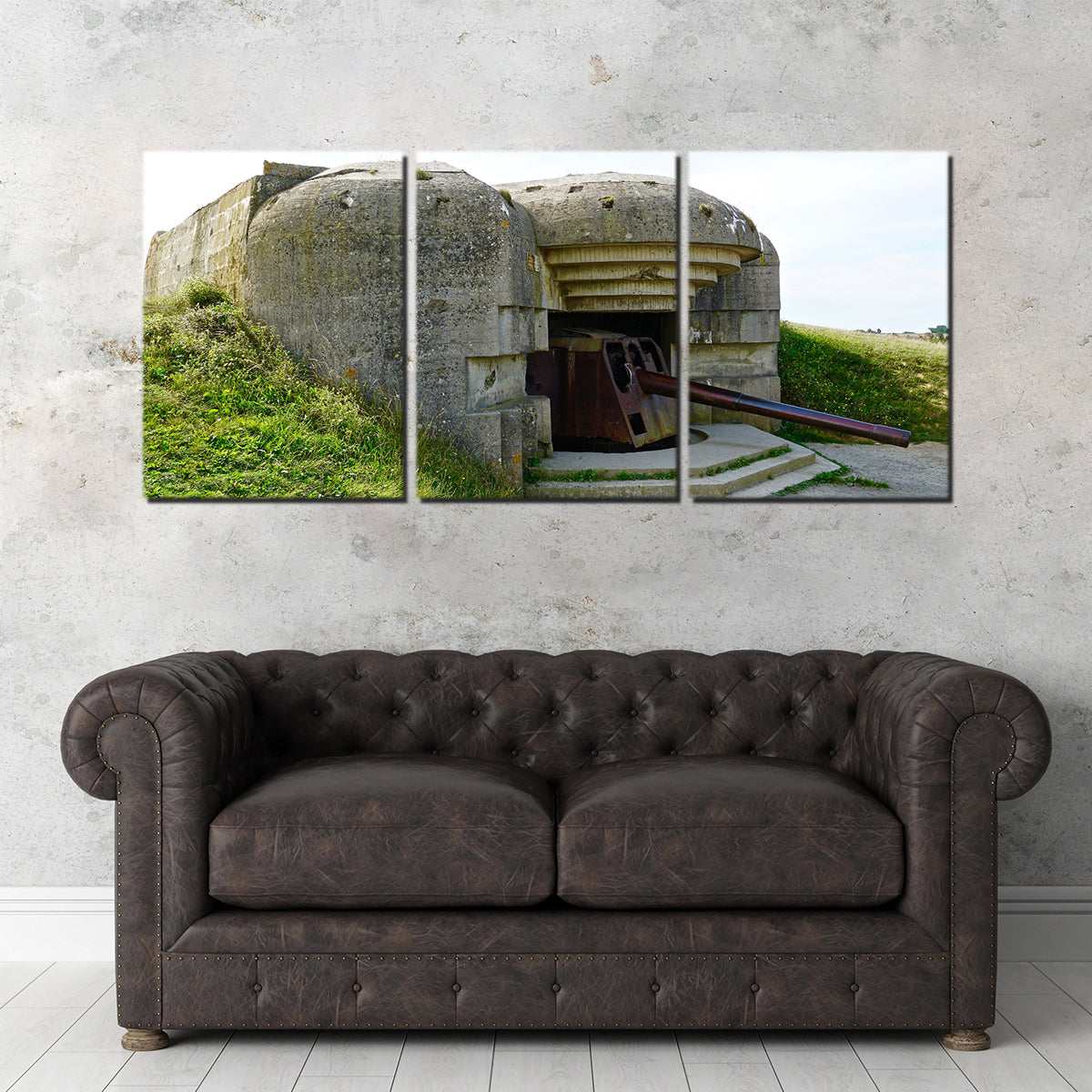 Gun Battery Normandy Beachhead Wall Art
