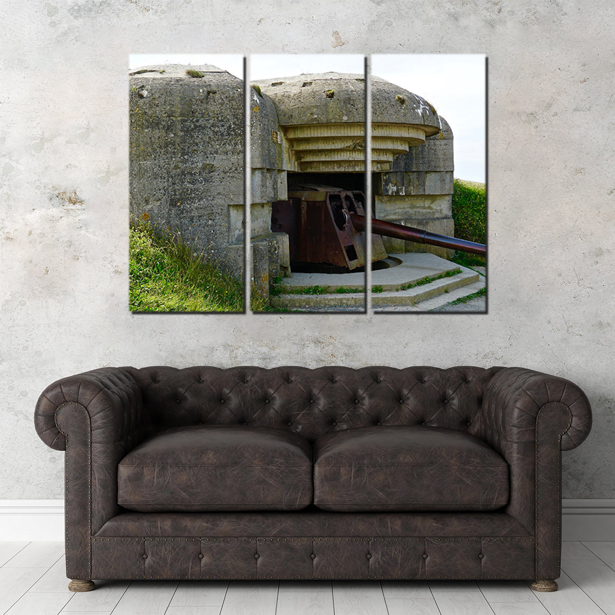 Gun Battery Normandy Beachhead Wall Art