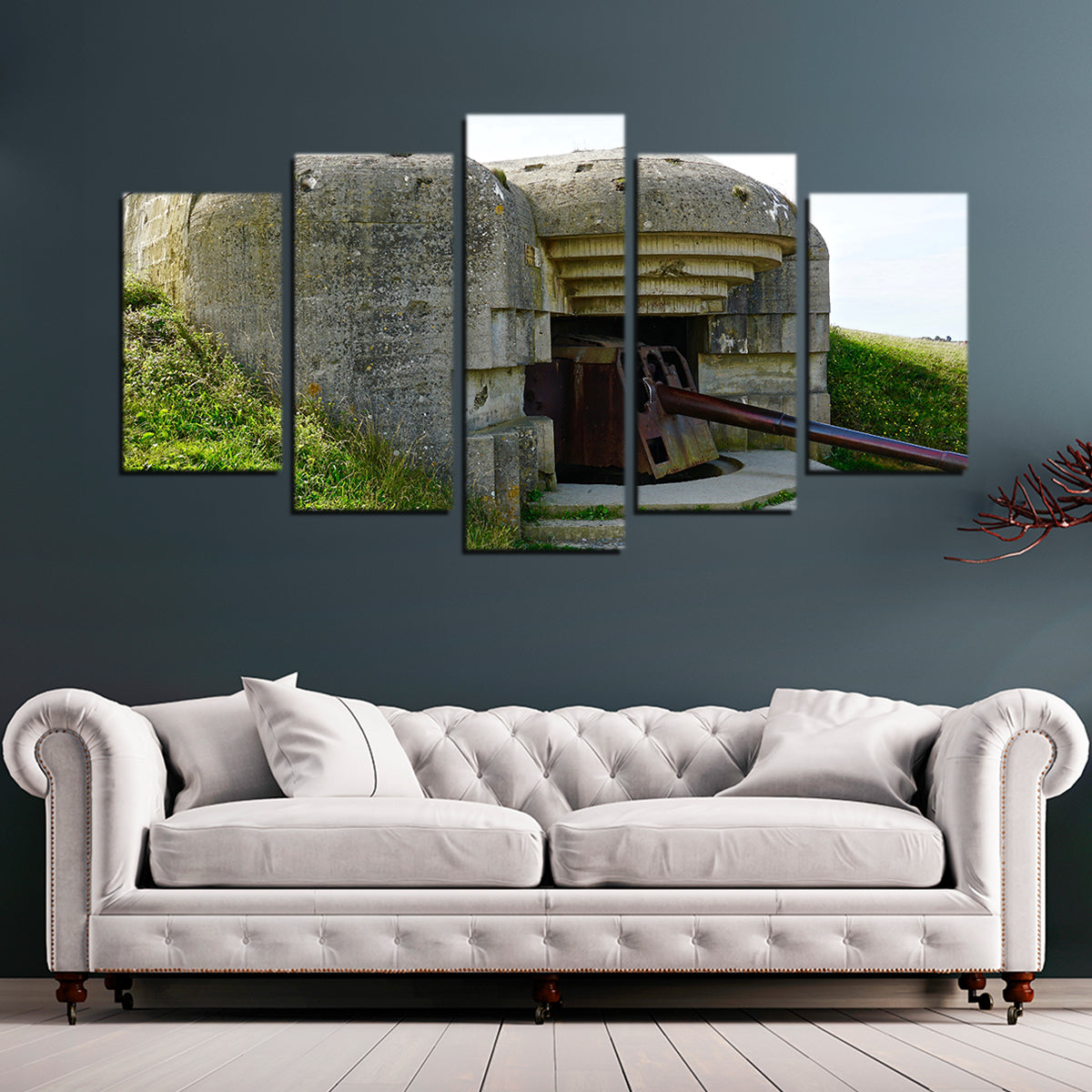 Gun Battery Normandy Beachhead Wall Art