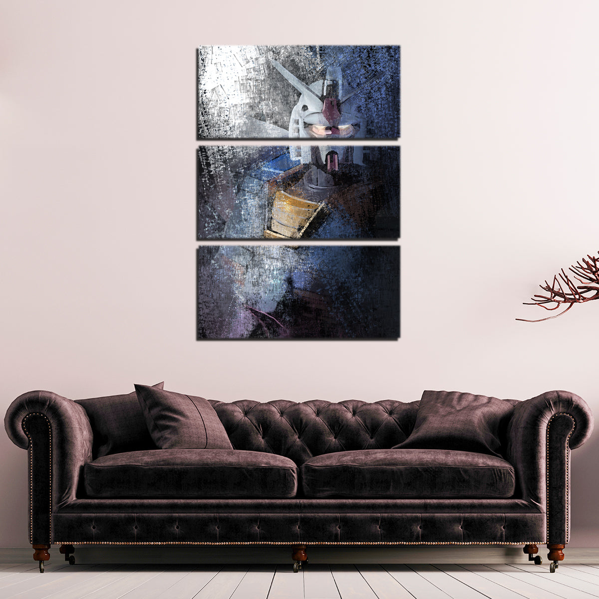 Gundam blue Wall Art