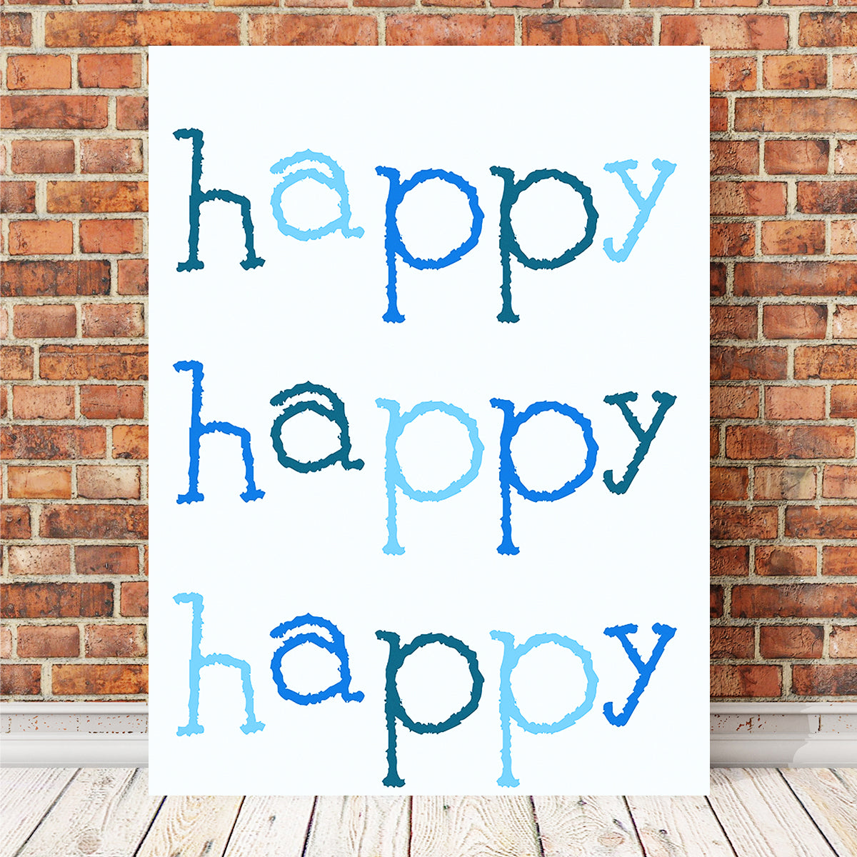 Happy Happy Happy Wall Art