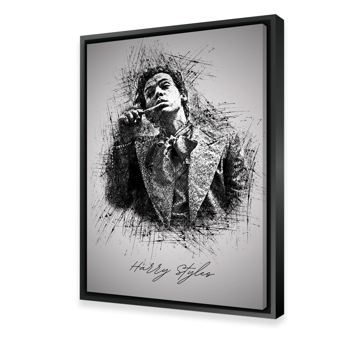 Harry Styles Brushing Wall Art