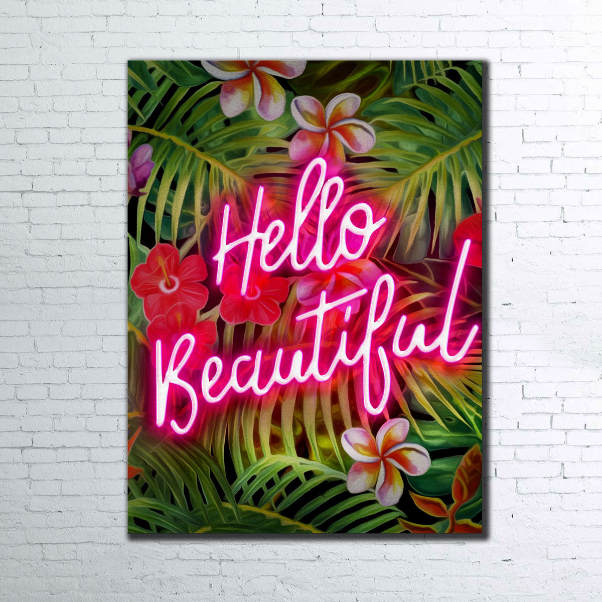 Hello Beautiful Wall Art