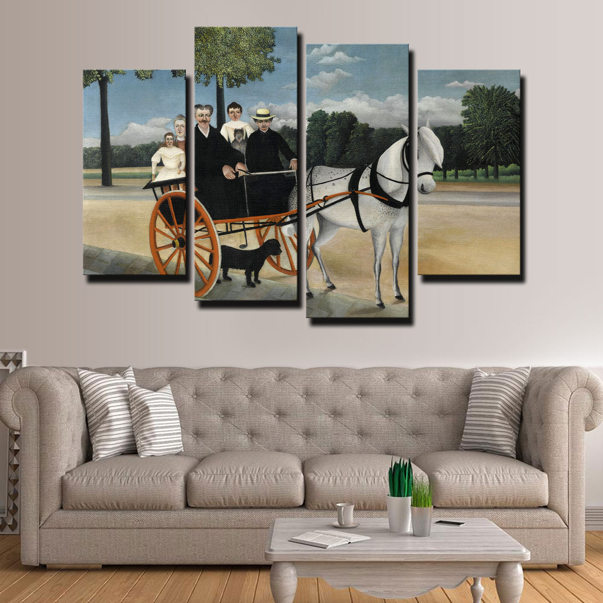 La Carriole du père Junier Wall Art