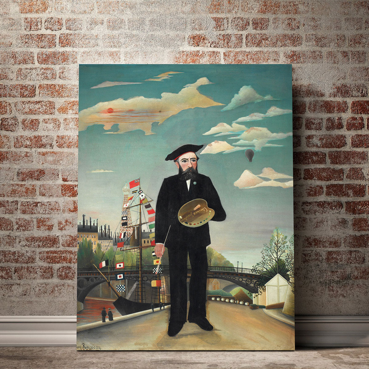 Myself Portrait Landscape Wall Art