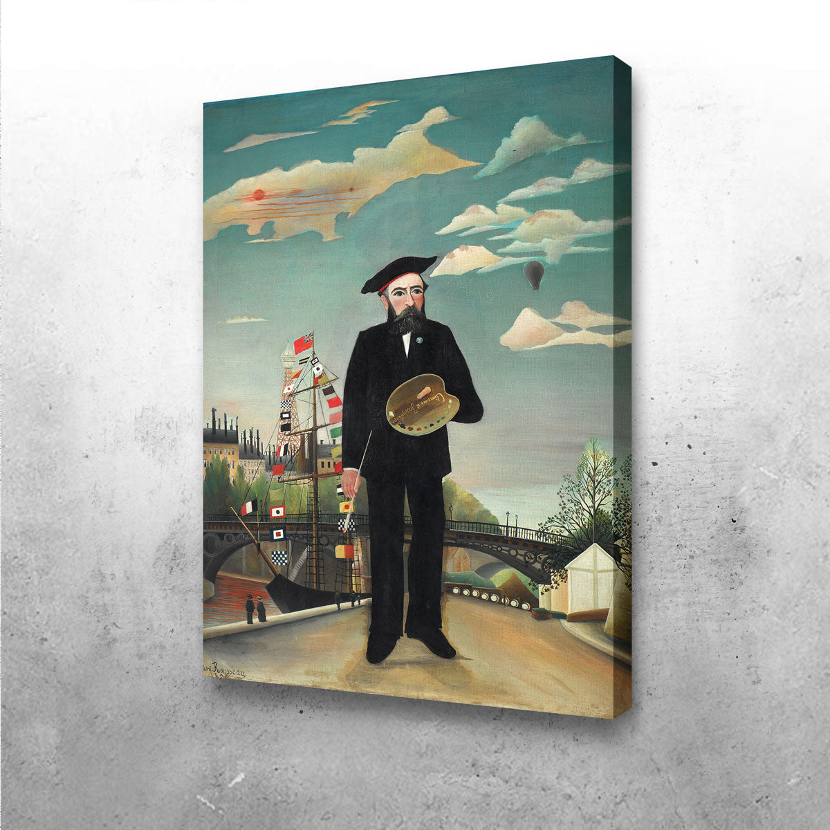 Myself Portrait Landscape Wall Art