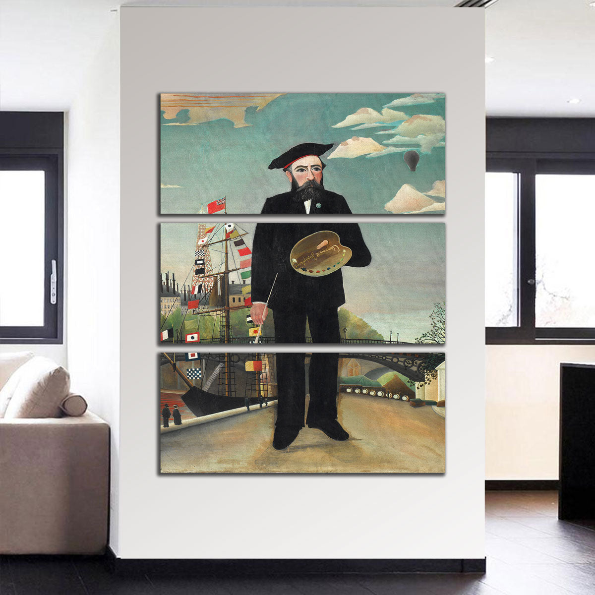 Myself Portrait Landscape Wall Art