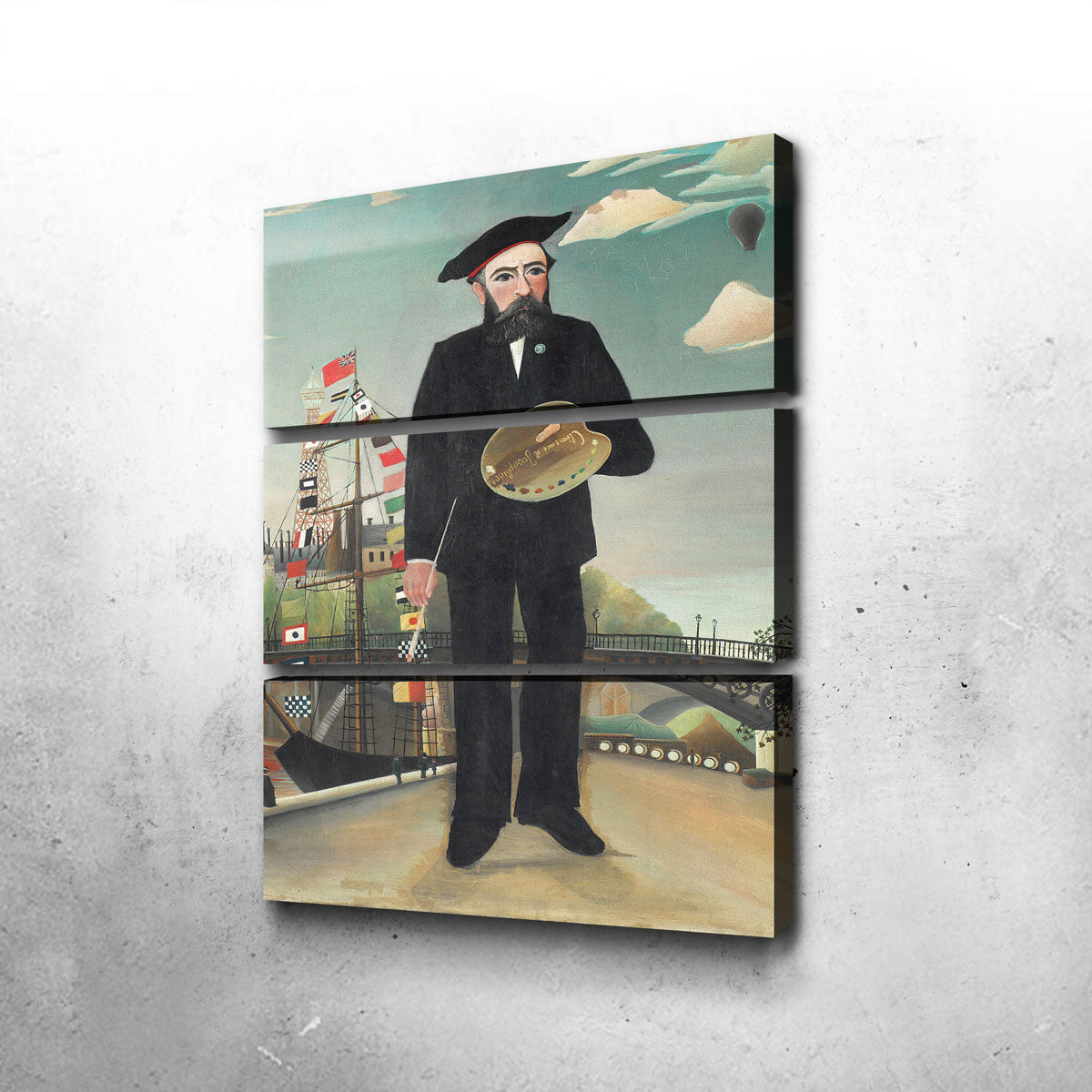 Myself Portrait Landscape Wall Art