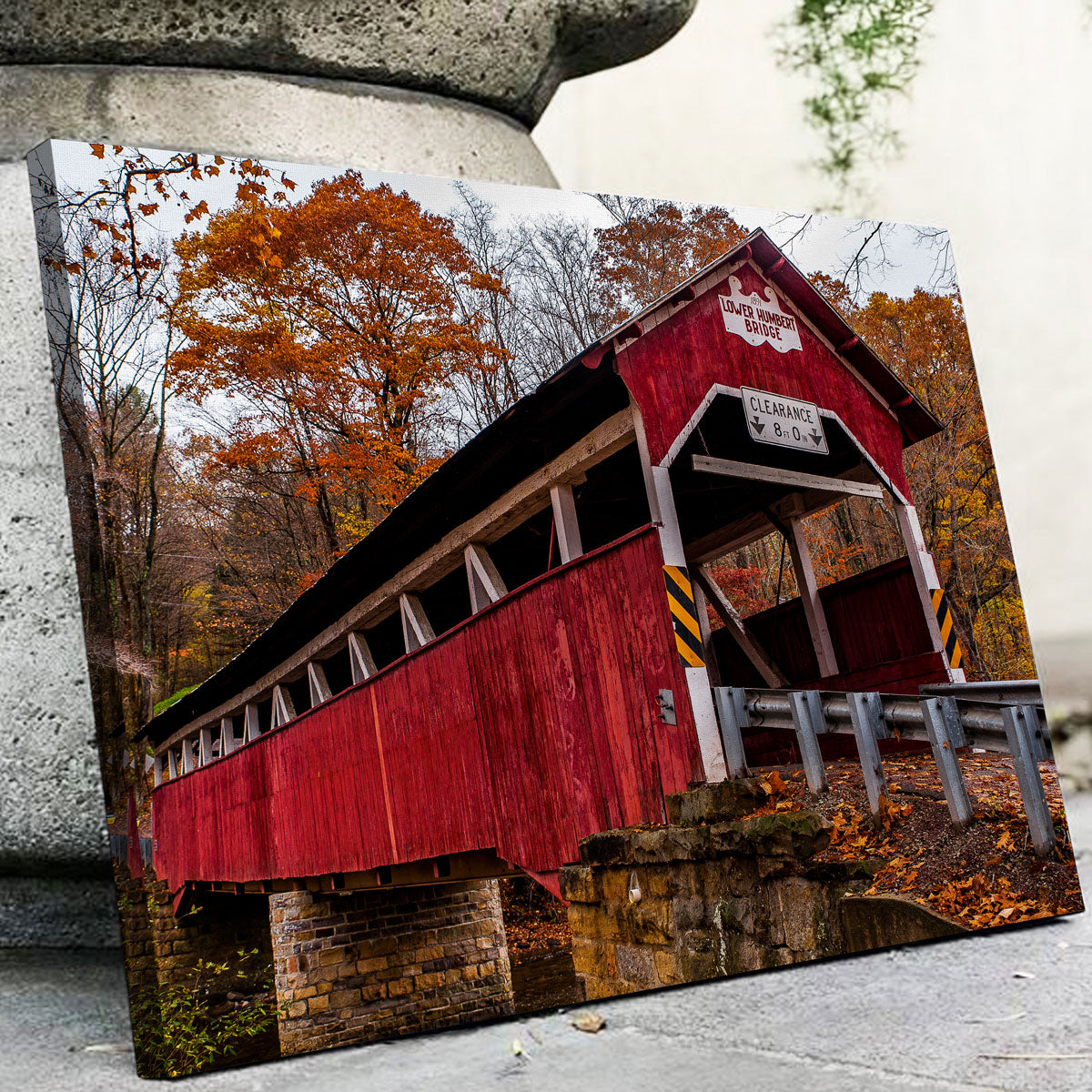 Historic Lower Humbert Covered Bridge Wall Art