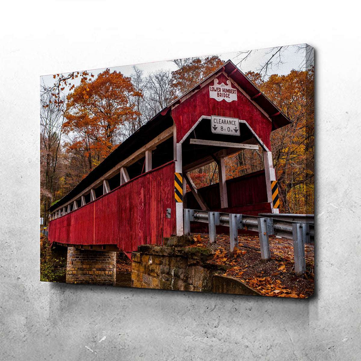 Historic Lower Humbert Covered Bridge Wall Art