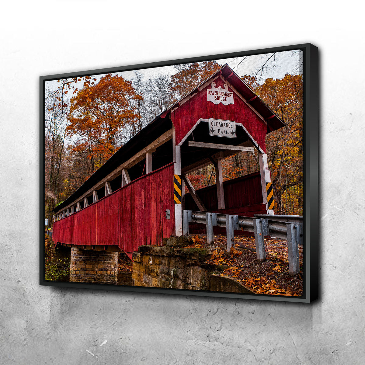Historic Lower Humbert Covered Bridge Wall Art