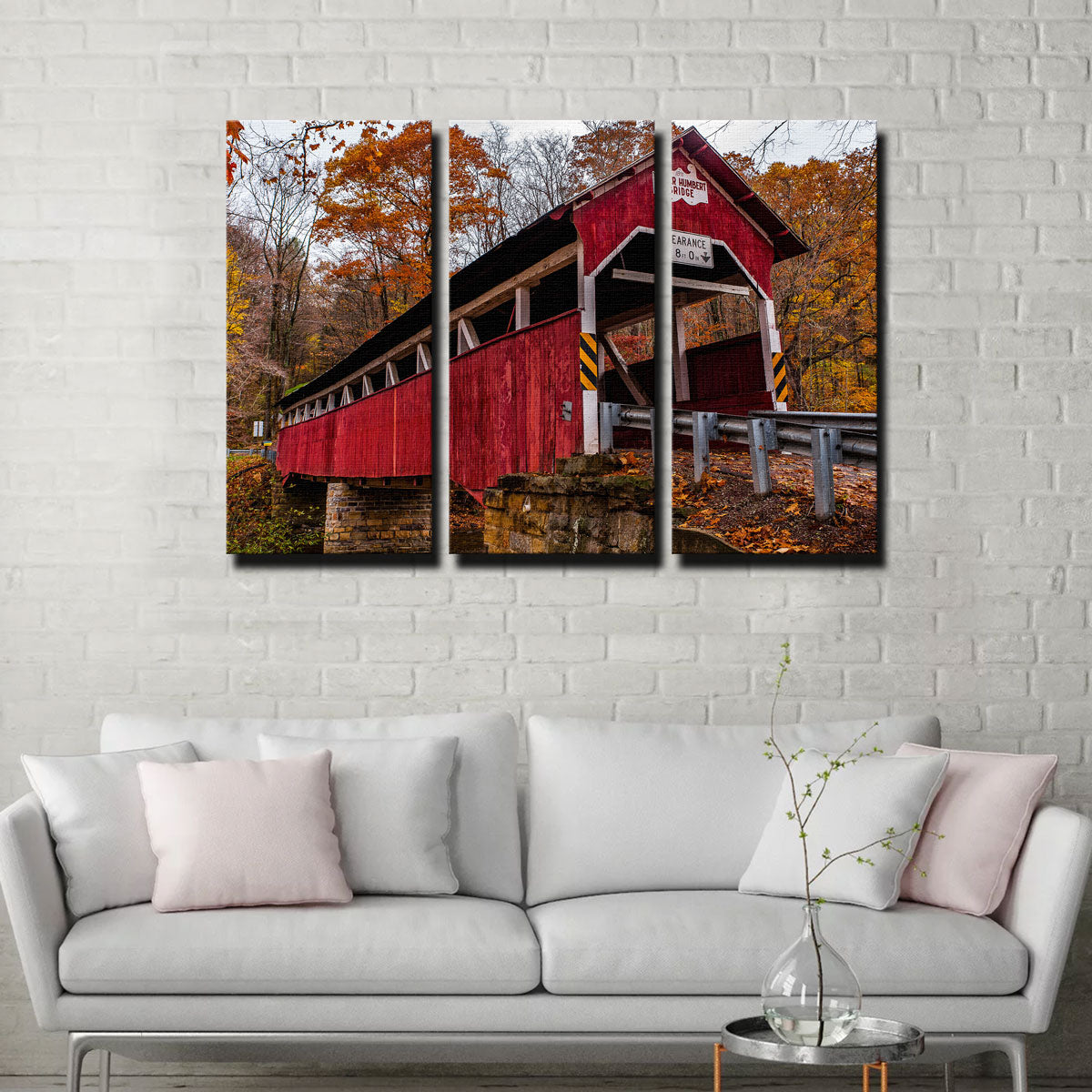Historic Lower Humbert Covered Bridge Wall Art