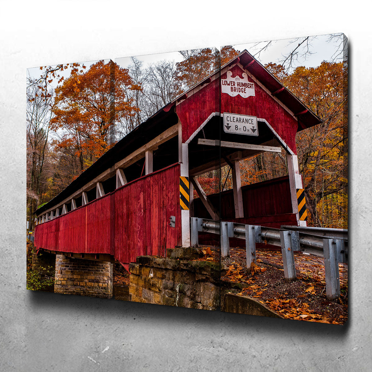 Historic Lower Humbert Covered Bridge Wall Art