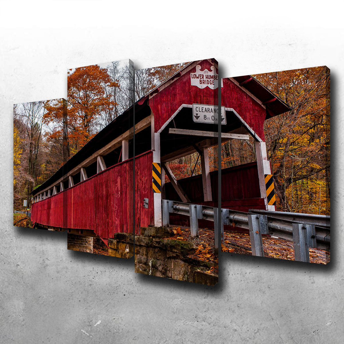 Historic Lower Humbert Covered Bridge Wall Art