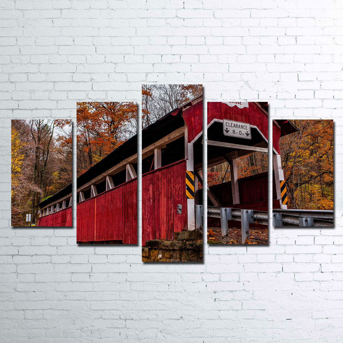 Historic Lower Humbert Covered Bridge Wall Art