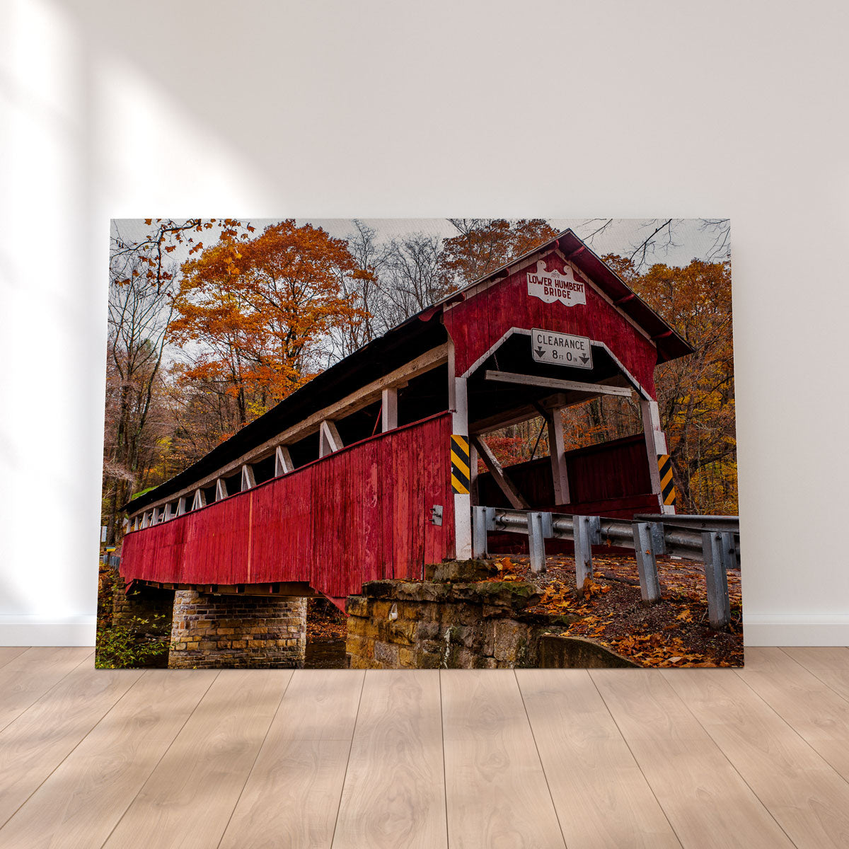 Historic Lower Humbert Covered Bridge Wall Art